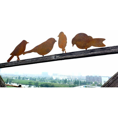 Tableau en verre oiseaux du jardin Esschert Design