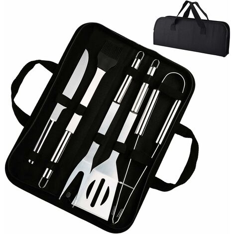 Ensemble barbecue / 3 outils chromés avec poignée en plastique dur - Ares  Accessoires de cuisine