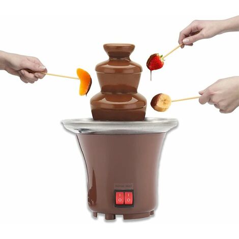 Fontaine À Chocolat Chaud, Fondue en Cascade au Chocolat, Pot de