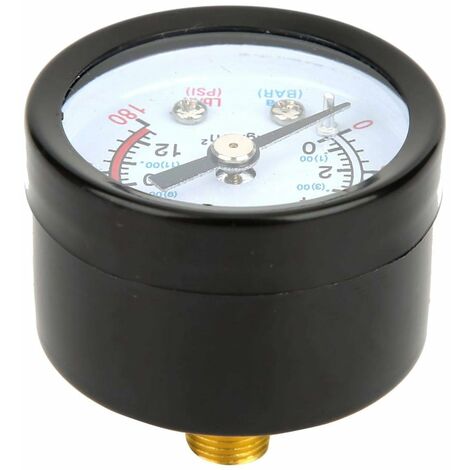Manomètre pour compresseur Prodif - Diamètre 50 mm - 1/8 - diamètre du  filetage 10 mm