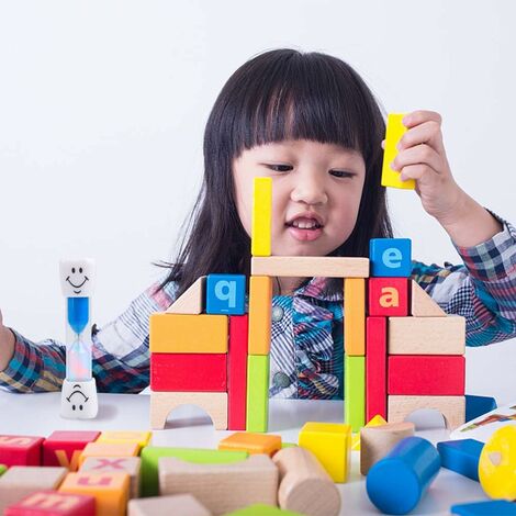 4 Pièces Sablier pour Enfants, Minuterie de Cuisine, Minuterie de