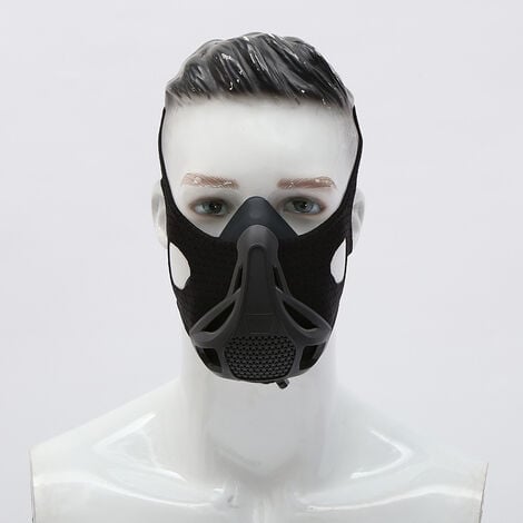 Fonepro 1 Pcs Masque d'entraînement Entraînement à la résistance  respiratoire, Masque de résistance dynamique, masque