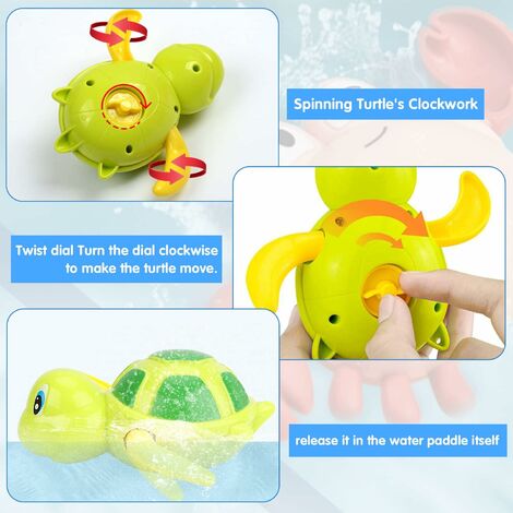 Activity-board Jouets de bain jouets pour bébé animaux à jet d'eau pour  baignoire