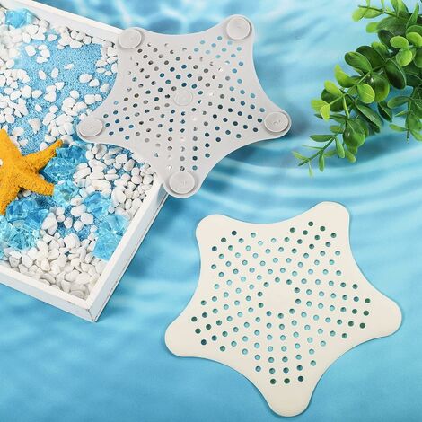 SHOP-STORY - STARFISH HAIR CATCHER WHITE - Filtre à Cheveux et