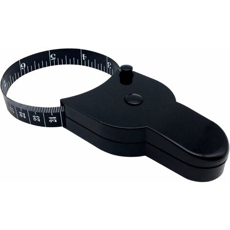 Mètre de ruban de corps, 150cm / 60inch noir ruban à mesurer rétractable
