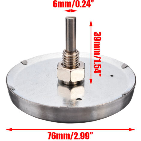 Thermomètre barbecue en inox 76 mm - La Boutique du Gaz