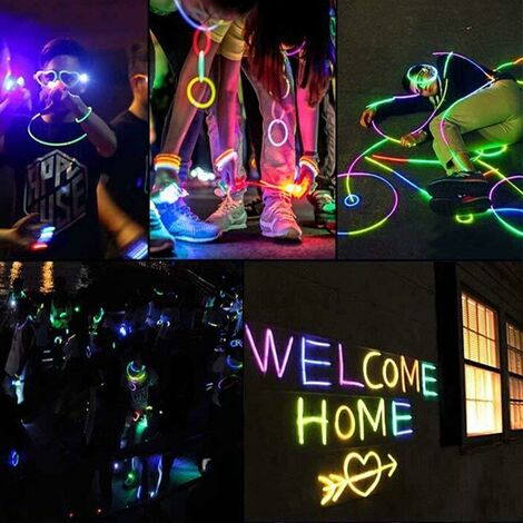 Lot de 100 ballons fluorescents phosphorescents pour fête d'anniversaire,  décoration de ballons fluorescents de couleurs mélangées : :  Cuisine et Maison