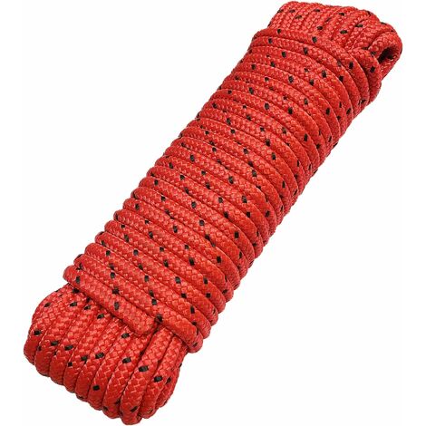 Corde Polypropylène avec crochet 50 mètres - Diamètre 22 mm