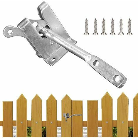 SAYAYO Verrous Porte Rotatif Loquet Porte Sécurité Serrure de Porte  Tournante avec 6 Boulons pour Porte, Fenêtre, Armoire et Jardin