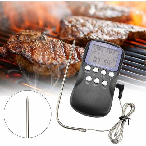 thermomètre cuisine alimentaire viande eau lait cuisson sonde BBQ four  Thermocouple température