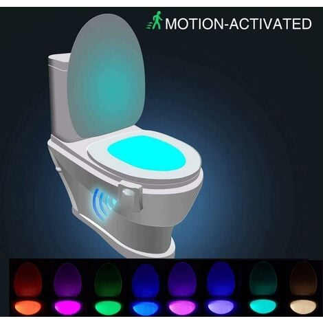 Smart PIR capteur de mouvement siège de toilette veilleuse 8