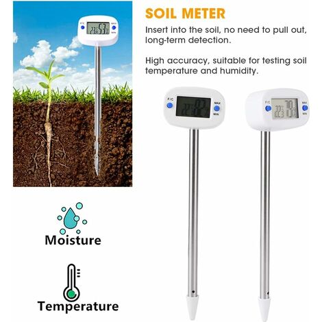 Thermometre sonde sol electronique agricole