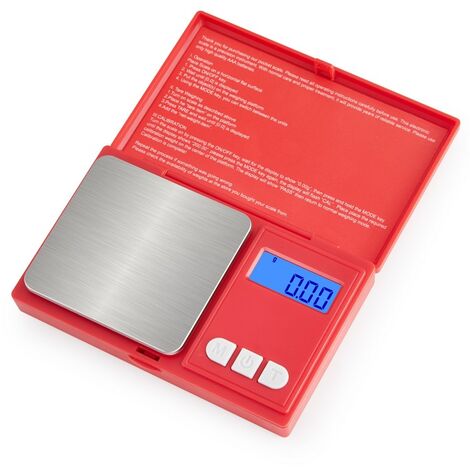 Balance numérique 500 g/0,01 g Mini balance portable, balance numérique Pro  Pocket avec écran