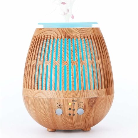 5 en 1 Aromathérapie ultrasonique Humidificateur d'huile parfumée  Vaporisateur, 500ml Diffuseur d'huile essentielle