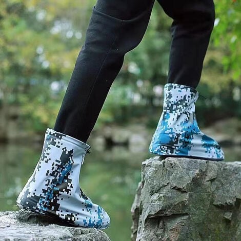 Couvre-chaussures en silicone imperméables pour la pluie Couvre-chaussures