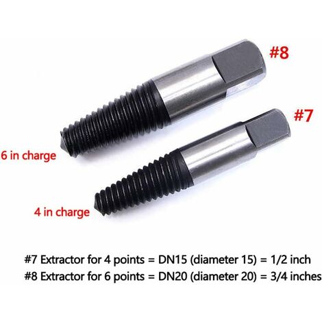 Extracteur de Vis, Acier Inoxydable