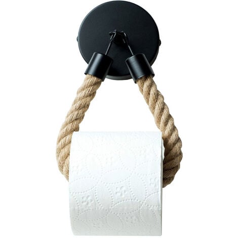 Porte-papier toilette, porte-papier toilette double rouleau sans perçage  avec crochets | bol