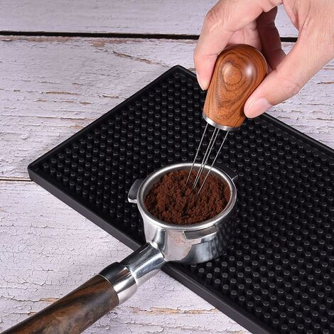 Outil pour mélanger le café moulu, mélangeur à café expresso, distributeur  d'aiguille à café, niveau