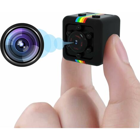 Mini caméra corporelle, caméras de poche de sécurité sans fil 1080p Motion  Webcam