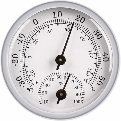 Hygromètre thermomètre 2 en 1 - Mesure le taux d'humidité