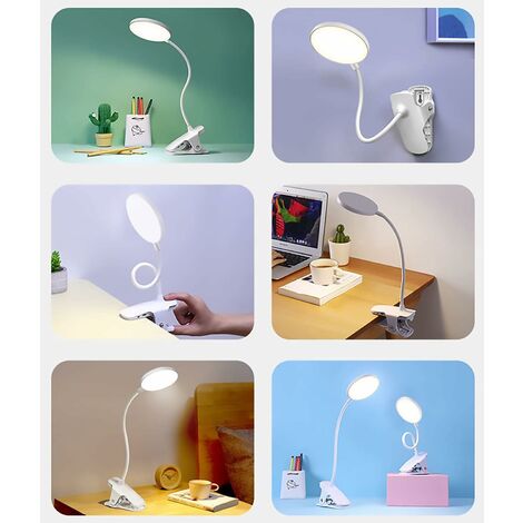 LAMPE A PINCE flexible avec Veilleuse CATLIGHT Original/Avec batterie  rechargeable par USB/Liseuse LED 