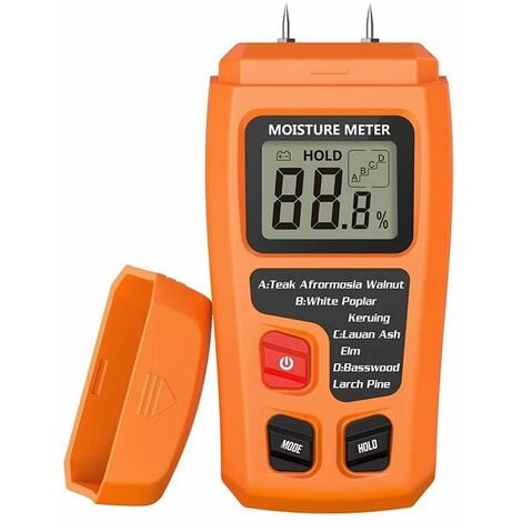 Humidimètre Bois MT-10 LCD Mesureur Numérique d'Humidité Instrument de Test  d'Humidité de Bois