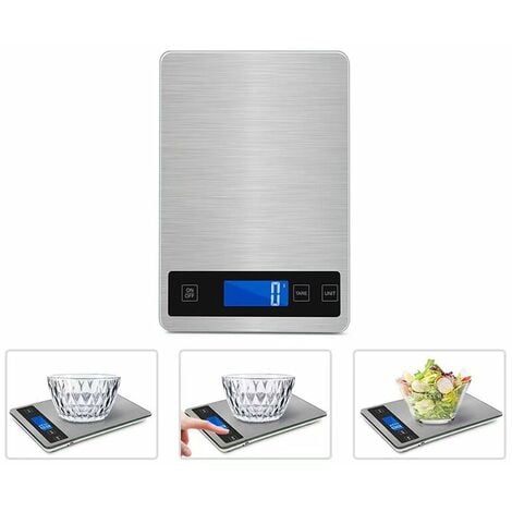 Balance de Cuisine Electronique, 15kg/33lb Balance Alimentaire