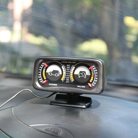 Inclinomètre de voiture boussole Angle pente niveau mètre viseur outil  équilibreur équipement de mesure pour véhicule automobile