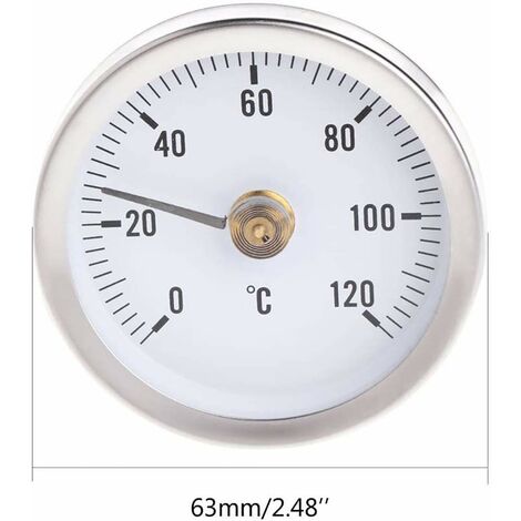Thermomètre à cadran clipsable avec jauge de température