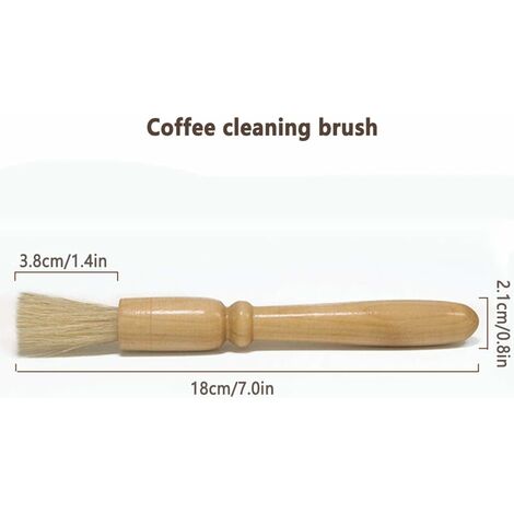 Deux morceaux Brosse de Machine à Café Brosse de Nettoyage Brosse de  nettoyage pour moulin à