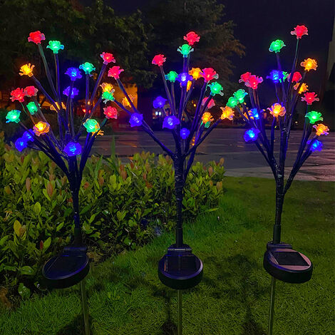 Lot De 2 Applique Murale Solaire LED Jardin Extérieur Cour - Temu Canada