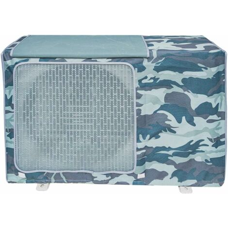 Housse de climatiseur extérieur imperméable à l'eau Anti-poussière Crème  solaire Protecteurs de couverture de climatiseur