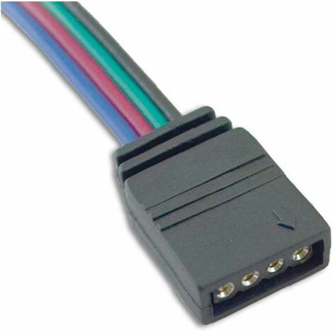 5Pcs Câble Connecteur Pour Bande Led Rgb 5050 Étanche, Led Strip