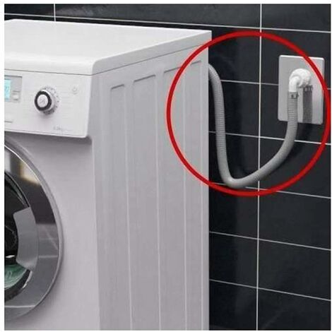 3m Tuyau de lave-linge Tuyau d'évacuation d'eau sale avec raccord de tuyau  de vidange et 2 pinces Extension de tuyau de vidange de 20mm pour  lave-vaisselle de lave-linge