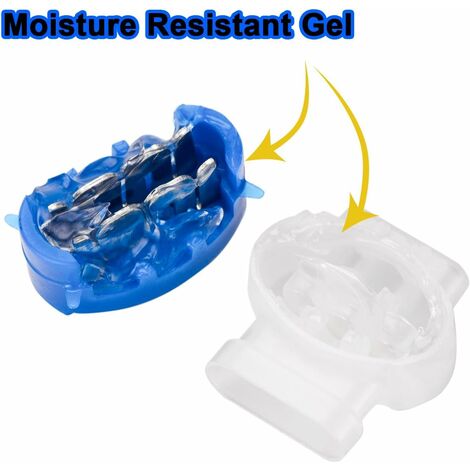 20 Pièces Connecteur de Câble Remplis de Gel Résine, Connecteur