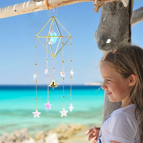 Suncatcher attrape soleil colibri prisme cristal feng 