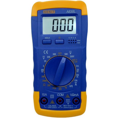 Multimètre numérique voltmètre ampèremètre ohmmètre testeur électrique  digital