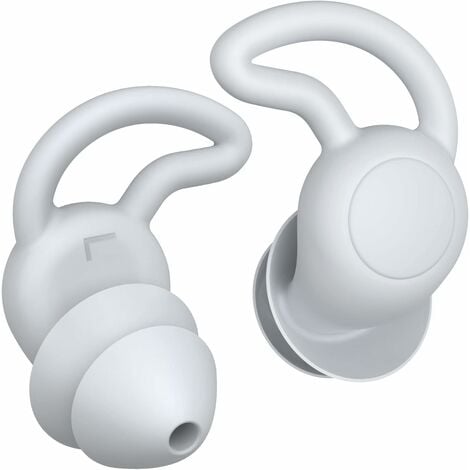 Bouchons d'oreille en Silicone, Bouchons d'oreille Antibruit 30db-40db,  Bouchons d'oreille Réutilisables et