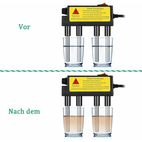 Outil portable de test de qualité de l’eau par électrolyse de l’eau