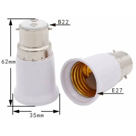 Adaptateur douille lampe 12v convertisseur e27 vers gu10 ampoule led  adaptation