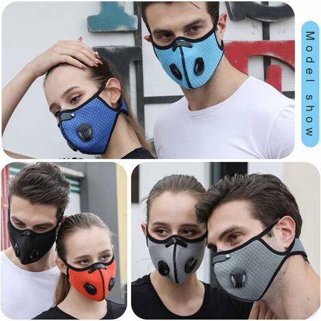 masque filtre anti-pollution,poussière. pour sportif et travail