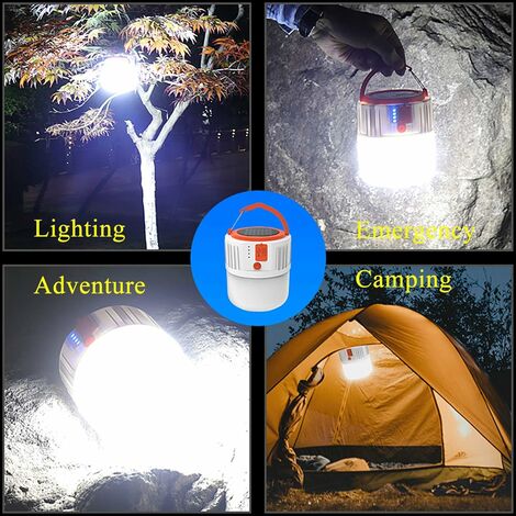 Lampe à gaz 450W piezo coque ABS pour cartouche gaz 190g Lanterne camping  INTEC