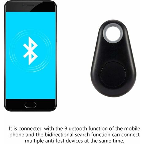Mini Traceur GPS pour Telephone Smartphone Bluetooth Porte-Clefs