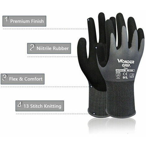 30 sept, Gants de travail chauffants pour hommes et femmes, Cuir renforcé  durable