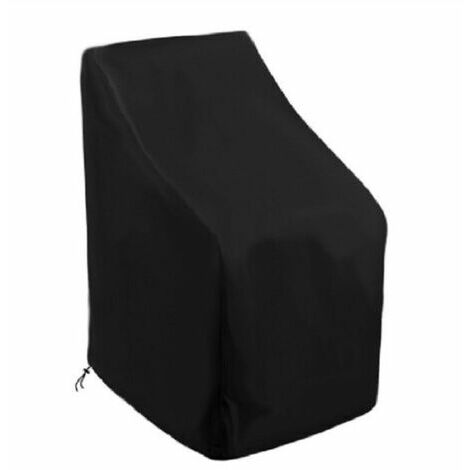 Promotion Housse Fauteuil Jardin Extérieur à Assise Profonde 420D  Imperméable Couverture pour Chaise Patio Anti UV Anti-Vent avec Corde