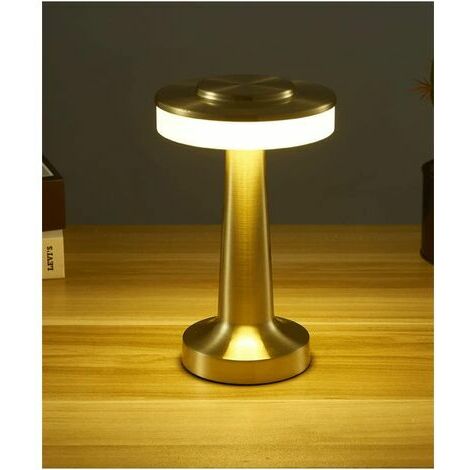 Fei Yu Lampe De Table à Gradation, Lampes De Table sans Fil Rechargeables  avec Capteur Tactile