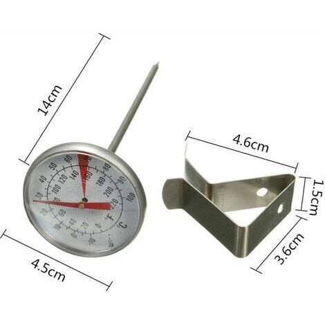 Thermomètre Clip Métal Cadran Jug Clamp équipement Pour Bougie Savon Jam  Making Sasicare