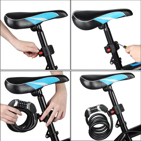 ValueMax Câble Antivol Vélo 213 cm x 12 mm, Antivol Vélo de