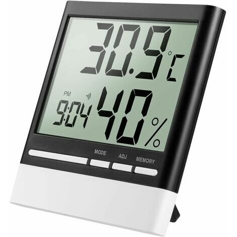 Hygromètre Digital Thermometre Interieur, Thermomètre Chambre Bébé