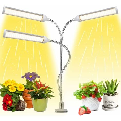 Randaco 45W Lampe Horticole LED Croissance Floraison à 225 LED,Lampe pour  Plante Spectre Complet,Grow